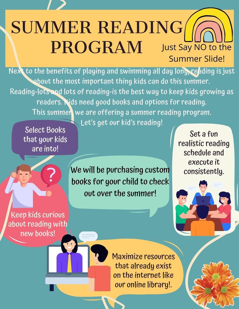 Summer Reading Program Flyer updated 5 22 22